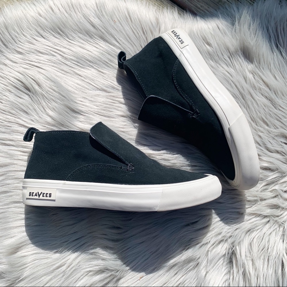 SeaVees Huntington Middle Black Sneakers Size 8